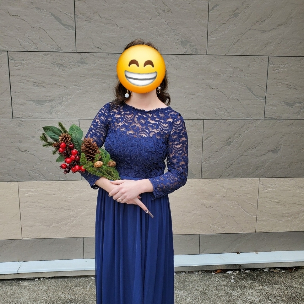 Navy blue David's Bridal size 6